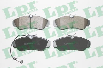 Колодки тормозные передние с датчиком LPR 05P965