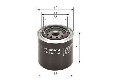 Фильтр масляный BOSCH 0451103333