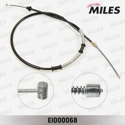 Трос стояночного тормоза правый Miles EI000068