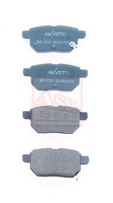 Колодки тормозные дисковые задние AKYOTO AKD07201