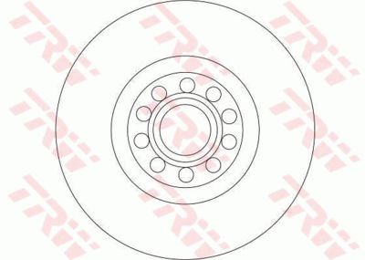 Диск тормозной передний TRW DF4258S