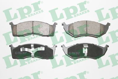 Колодки тормозные дисковые LPR 05P629