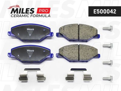 Колодки тормозные передние Miles E500042