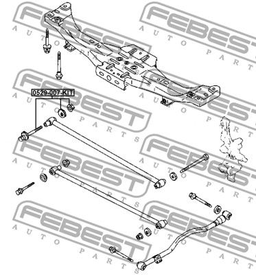 Болт-эксцентрик MAZDA BC1F2866Z