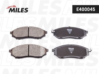 Колодки тормозные передние Miles E400045