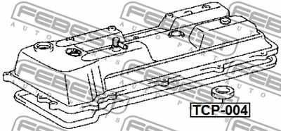 Кольцо уплотнительное свечного колодца FEBEST TCP004