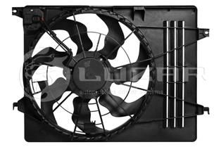 Вентилятор охлаждения с кожухом с резистором LUZAR LFK08S5