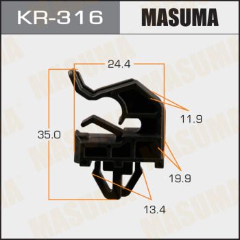 Клипса крепления Masuma KR316