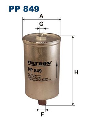 Фильтр топливный FILTRON PP849