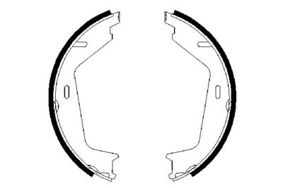 Колодки тормозные барабанные BOSCH 0986487623