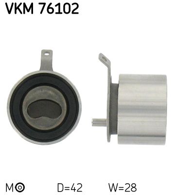 Ролик натяжителя ремня ГРМ SKF VKM76102