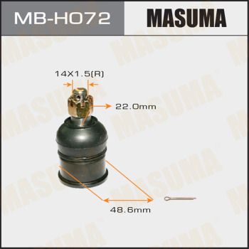 Опора шаровая нижняя Masuma MBH072
