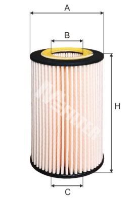 Фильтр масляный M-Filter TE4031