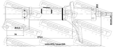 Амортизатор CTR GY1239G