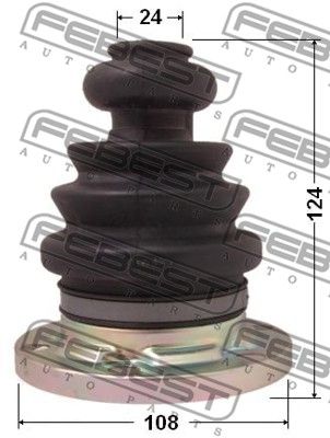 Пыльник ШРУС внутреннего комплект FEBEST 2315B5