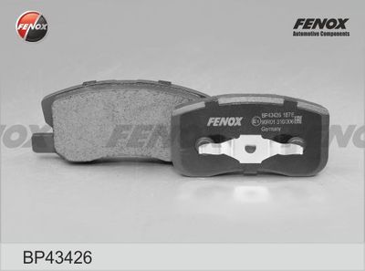 Колодки тормозные передние FENOX BP43426