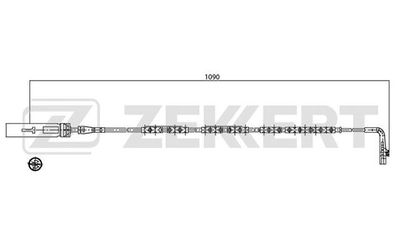 Датчик износа тормозных колодок Zekkert BS8032