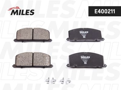 Колодки тормозные передние Miles E400211