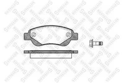 Колодки тормозные дисковые передние STELLOX 1188000SX