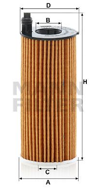 Фильтр масляный MANN-FILTER HU60141Z