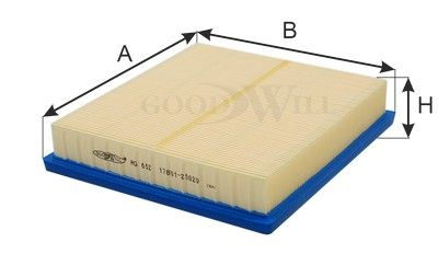 Фильтр воздушный GOODWILL AG652