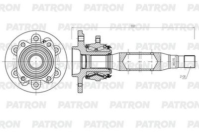 Полуось PATRON PDS0566
