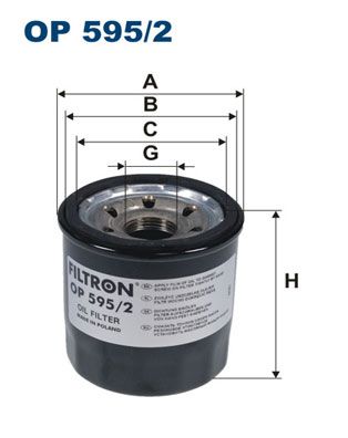 Фильтр масляный FILTRON OP5952