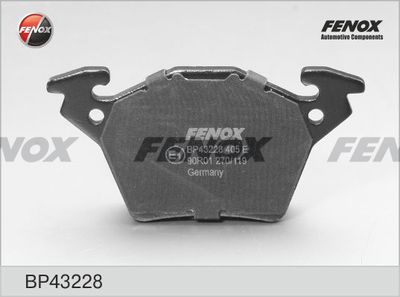 Колодки тормозные дисковые FENOX BP43228