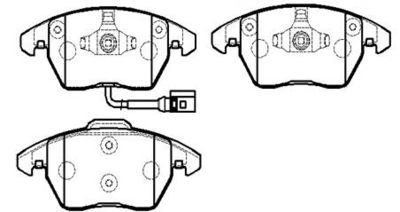 Колодки тормозные дисковые HSB HP9599