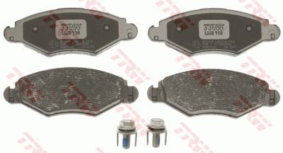 Колодки тормозные дисковые TRW GDB1500