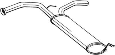 Глушитель задняя часть BOSAL 135721
