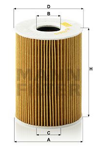 Фильтр масляный MANN-FILTER HU9265Y