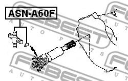Крестовина карданного вала FEBEST ASNA60F
