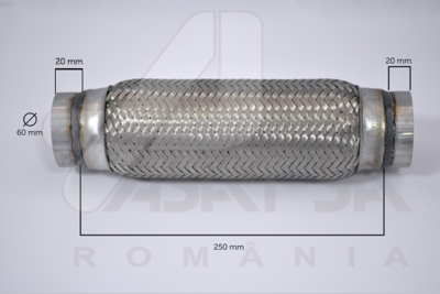 Гофра глушителя ASAM 60106