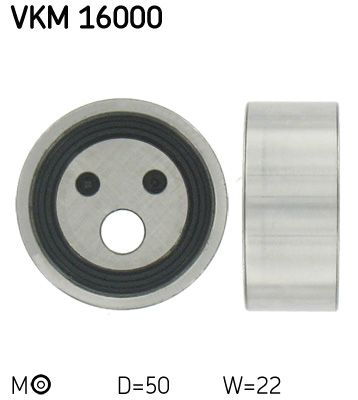Ролик натяжителя ремня ГРМ SKF VKM16000