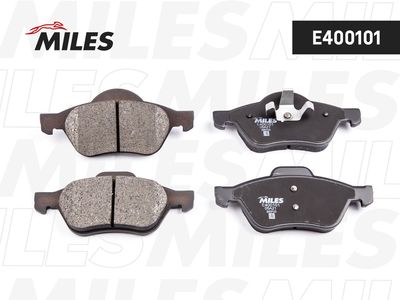 Колодки тормозные передние Miles E400101