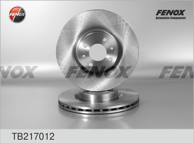 Диск тормозной передний FENOX TB217012