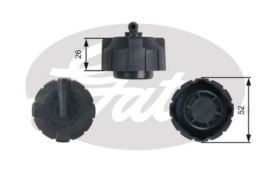 Крышка бачка расширительного GATES RC213