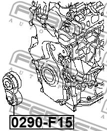 Натяжитель ремня NISSAN 119553RC0A