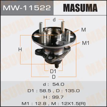 Ступичный узел Masuma MW11522