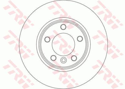 Диск тормозной передний TRW DF4359