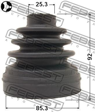 Пыльник ШРУС внутреннего комплект FEBEST 0215R51T