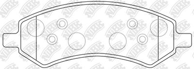 Колодки тормозные передние NIBK PN53004