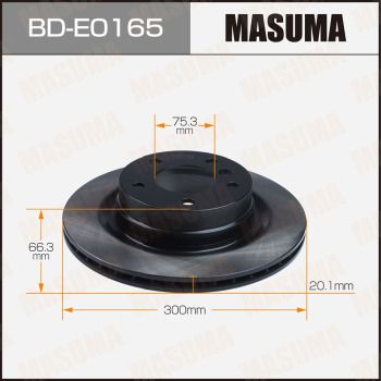Диск тормозной Masuma BDE0165