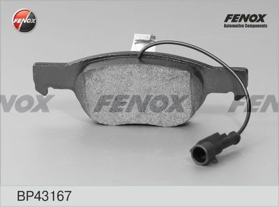 Колодки тормозные передние FENOX BP43167