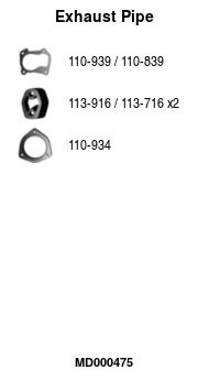 Труба приемная глушителя POLMOSTROW 08221