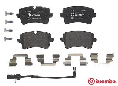 Колодки тормозные задние BREMBO P85150