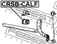 Втулка стабилизатора переднего FEBEST CRSBCALF