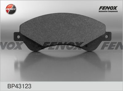 Колодки тормозные дисковые FENOX BP43123