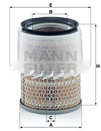 Фильтр воздушный MANN-FILTER C16148